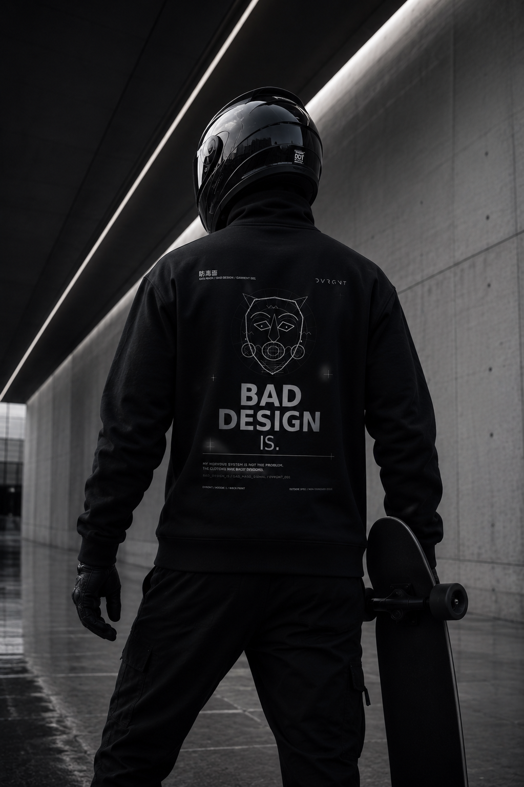 QUIET WORLD QUARTER-ZIP — DVRGNT